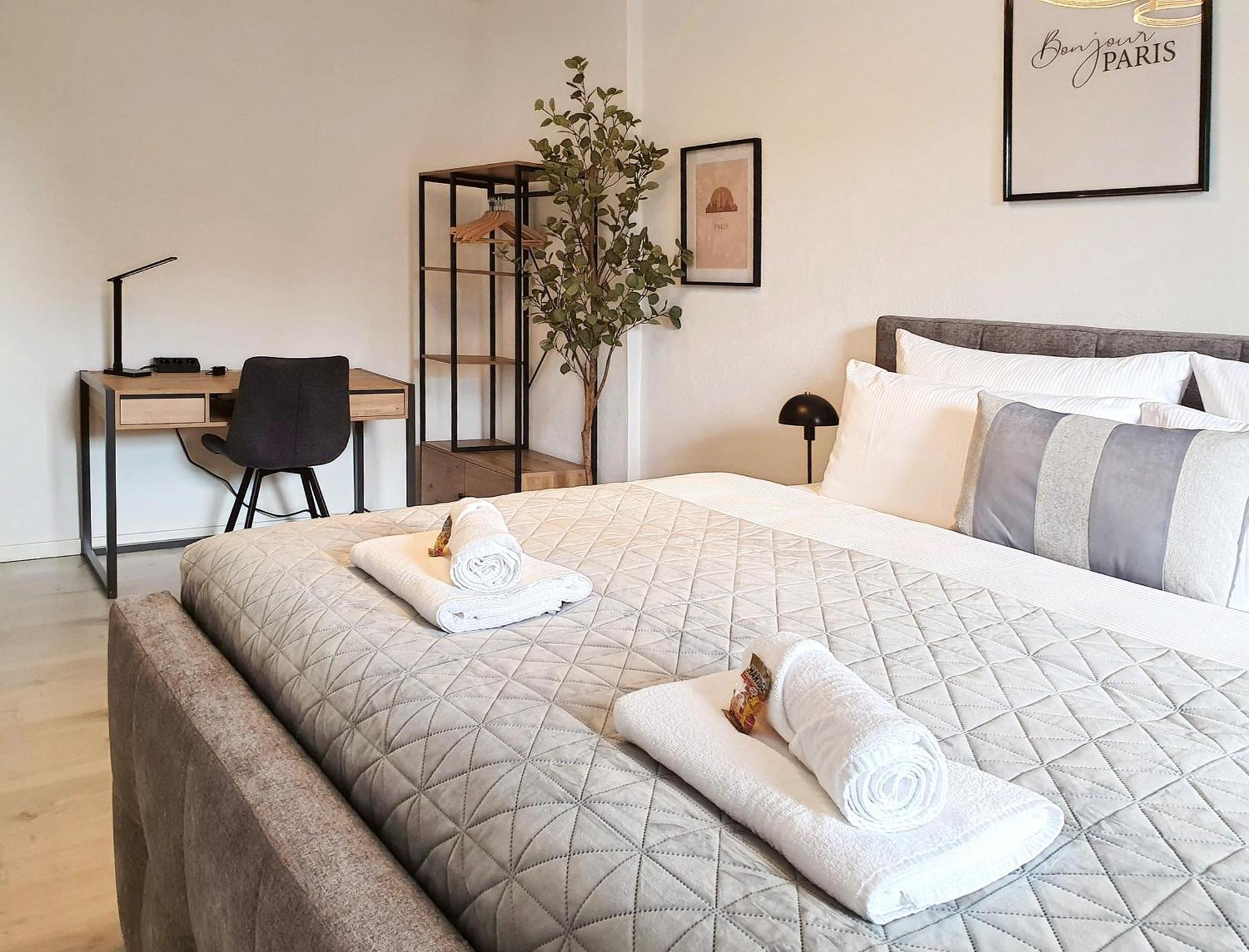 Livation - Apartments Hamm-Mitte - 2 Zi - Nespresso - Smarttv - Freewifi - Ausgestattete Kueche - 24H Check-In - Bis 4 Pers Pro Apartment Hamm  Exteriér fotografie