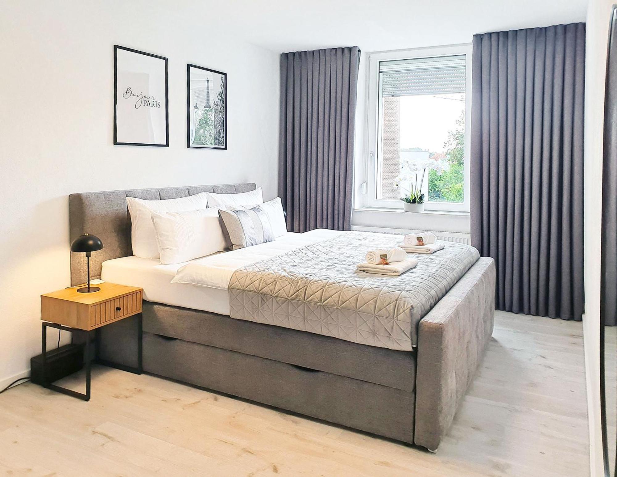 Livation - Apartments Hamm-Mitte - 2 Zi - Nespresso - Smarttv - Freewifi - Ausgestattete Kueche - 24H Check-In - Bis 4 Pers Pro Apartment Hamm  Exteriér fotografie