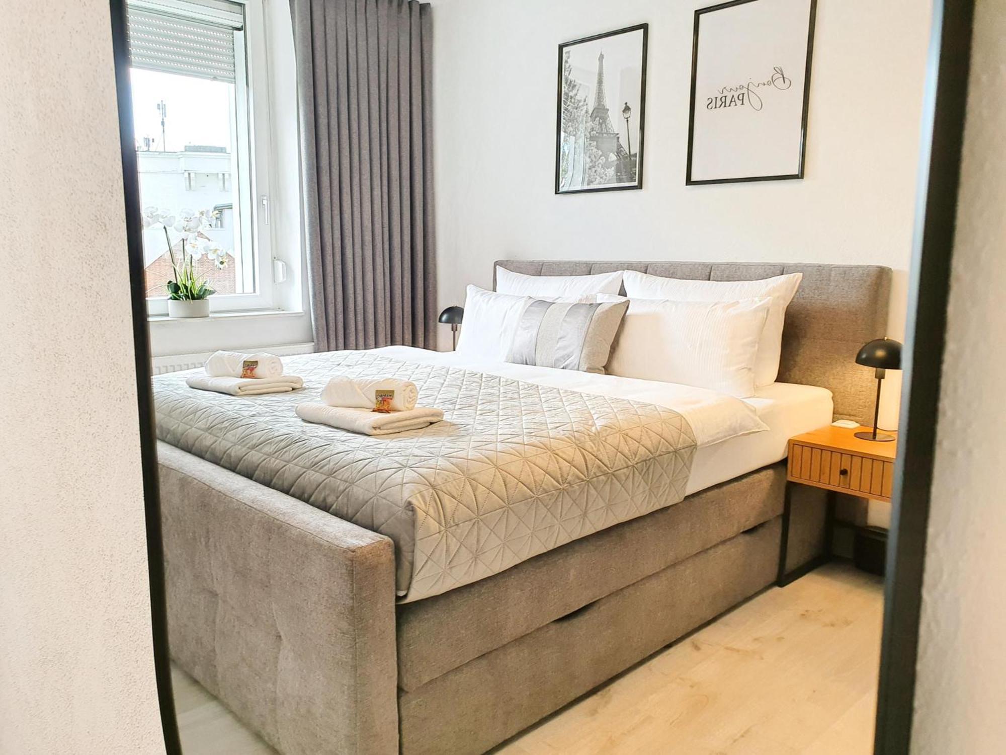 Livation - Apartments Hamm-Mitte - 2 Zi - Nespresso - Smarttv - Freewifi - Ausgestattete Kueche - 24H Check-In - Bis 4 Pers Pro Apartment Hamm  Exteriér fotografie