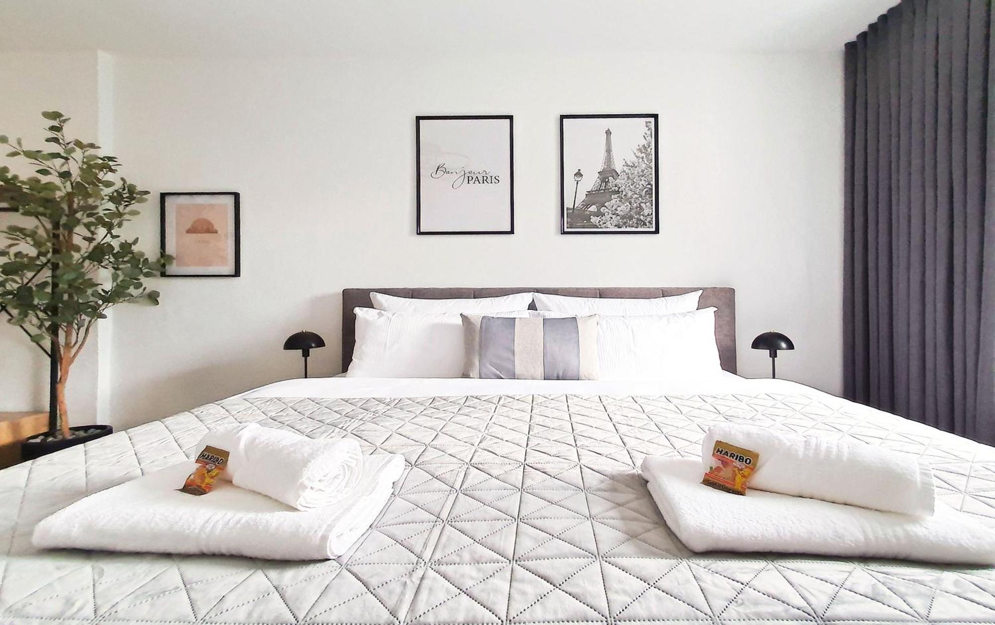 Livation - Apartments Hamm-Mitte - 2 Zi - Nespresso - Smarttv - Freewifi - Ausgestattete Kueche - 24H Check-In - Bis 4 Pers Pro Apartment Hamm  Exteriér fotografie