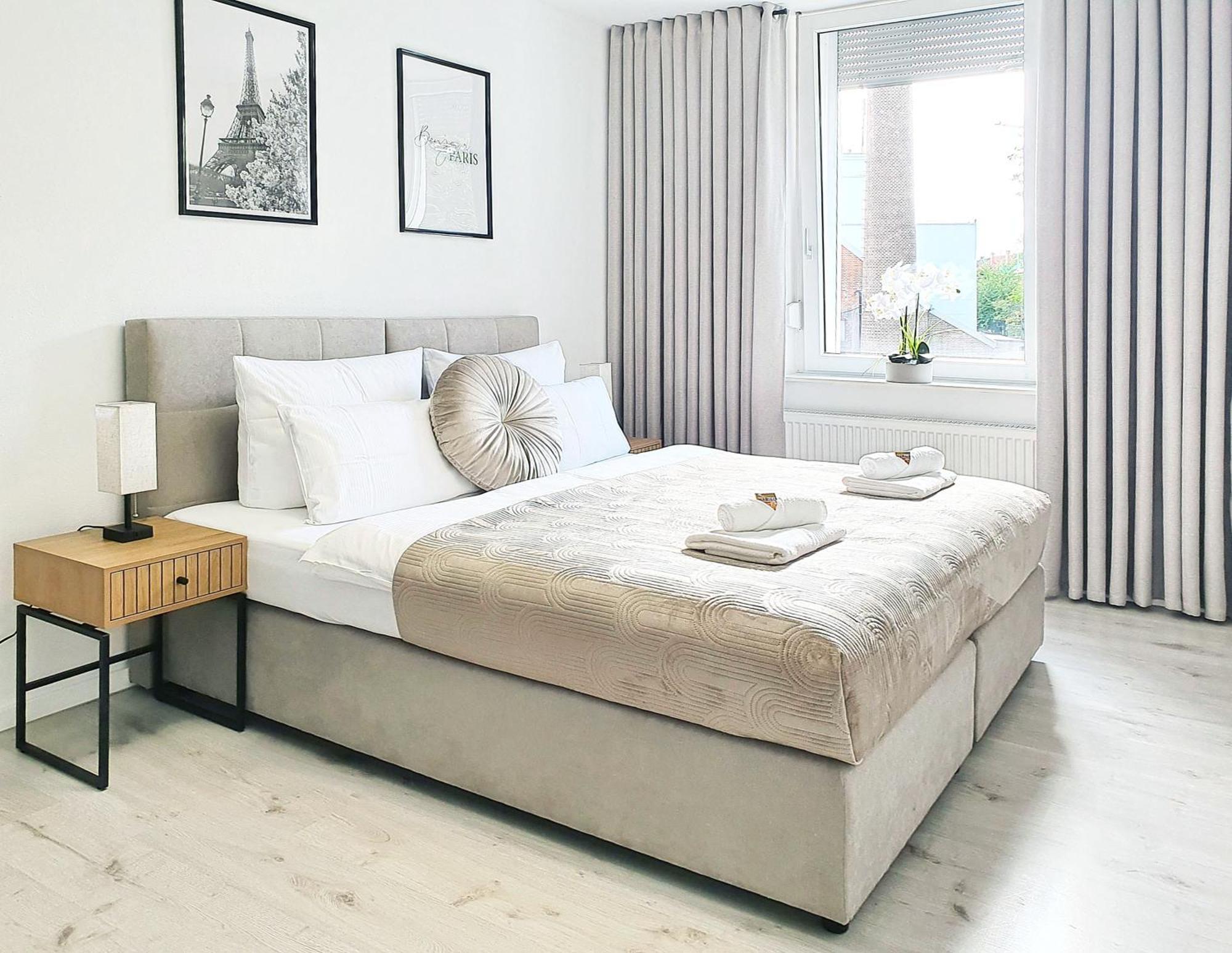 Livation - Apartments Hamm-Mitte - 2 Zi - Nespresso - Smarttv - Freewifi - Ausgestattete Kueche - 24H Check-In - Bis 4 Pers Pro Apartment Hamm  Exteriér fotografie